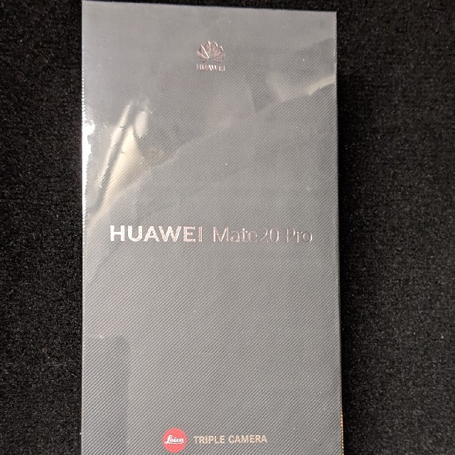 【新品未開封】HUAWEI Mate20 Pro LYA-L29 国内版