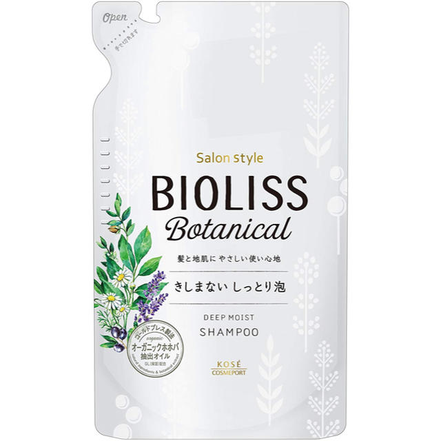 KOSE(コーセー)のBIOLISS ディープモイストシャンプー詰替用 340ml コスメ/美容のヘアケア/スタイリング(シャンプー)の商品写真