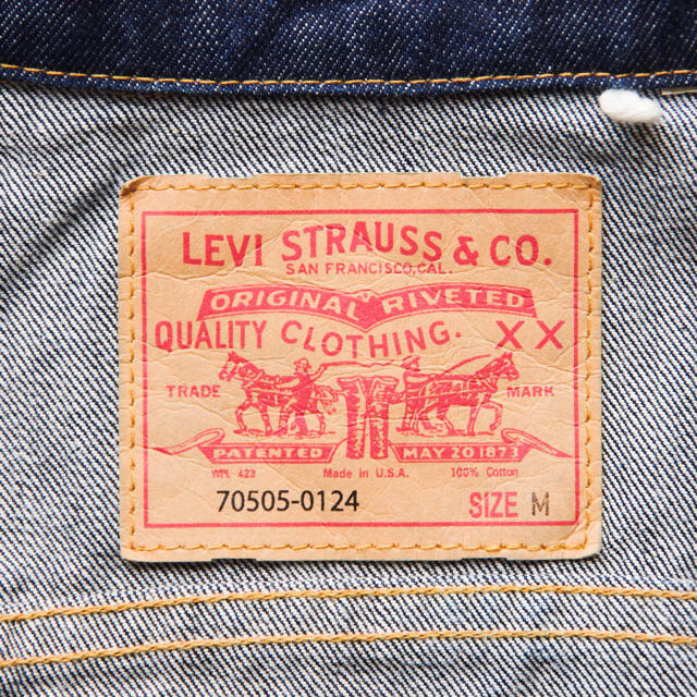 Levi's(リーバイス)のリーバイス Levi's vintage clothing M アメリカ製 メンズのジャケット/アウター(Gジャン/デニムジャケット)の商品写真