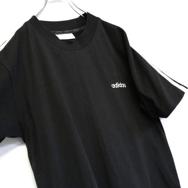 adidas(アディダス)の美品 90's adidas 刺繍ロゴ×3lines Tシャツ  メンズのトップス(Tシャツ/カットソー(半袖/袖なし))の商品写真