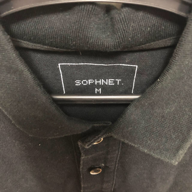 SOPHNET.(ソフネット)のSOPHNET. ポロシャツ 黒 メンズのトップス(ポロシャツ)の商品写真