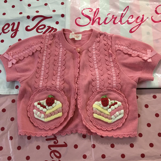 Shirley Temple(シャーリーテンプル)のシャーリーテンプル ケーキカーディガン キッズ/ベビー/マタニティのキッズ服女の子用(90cm~)(カーディガン)の商品写真