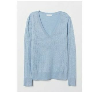 エイチアンドエム(H&M)のケーブルニットセーター　H&M　カットソー(ニット/セーター)