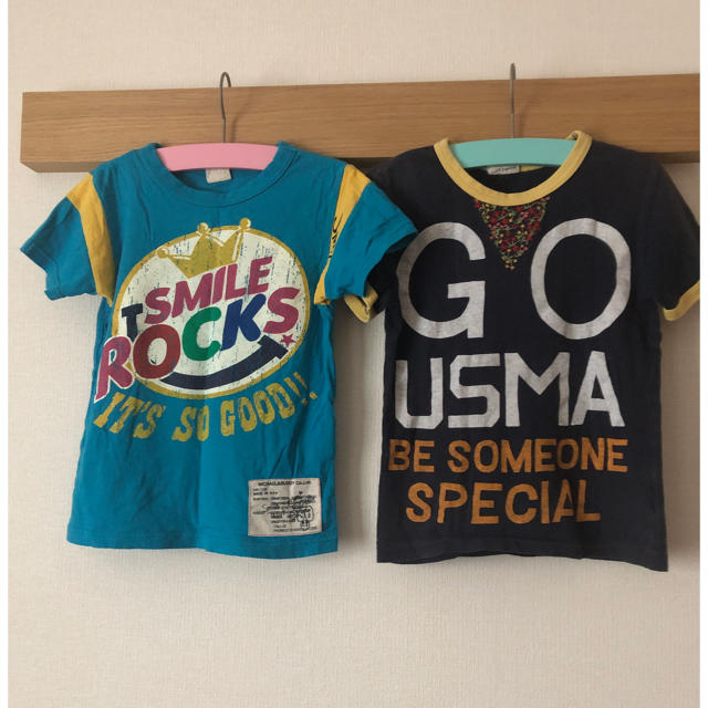 JUNK STORE(ジャンクストアー)のJUNK STORE130  REDDY APPLESEED130 2枚 キッズ/ベビー/マタニティのキッズ服男の子用(90cm~)(Tシャツ/カットソー)の商品写真