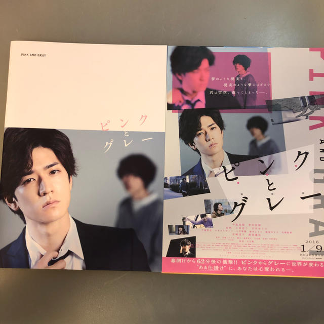 Hey! Say! JUMP(ヘイセイジャンプ)のピンクとグレー パンフレット セット エンタメ/ホビーのタレントグッズ(アイドルグッズ)の商品写真