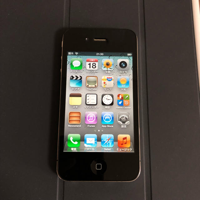 iPhone(アイフォーン)のiPhone 4 iOS 5.0 SoftBank 16GB スマホ/家電/カメラのスマートフォン/携帯電話(スマートフォン本体)の商品写真