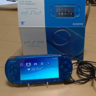 プレイステーションポータブル(PlayStation Portable)のpsp-3000 ブルー　本体(家庭用ゲーム機本体)