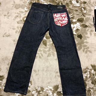 ナイトレイド(nitraid)のNITRAID アーチボム デニム パンツ インディゴ tシャツ pants L(デニム/ジーンズ)