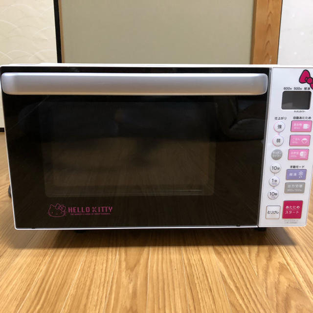 美品】ハローキティ 電子レンジ オーブンレンジ