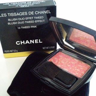 シャネル(CHANEL)の★未使用・お買得★シャネル レ ティサージ ゴールド×ピンク10ツイードピンク(チーク)