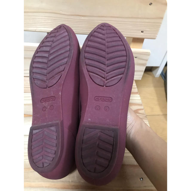 crocs(クロックス)のCROCS フラットシューズ W8 レディースの靴/シューズ(バレエシューズ)の商品写真