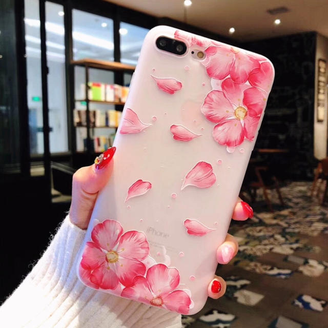 iPhone X / XR ケース 花柄 新品の通販 by りりか's shop｜ラクマ