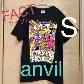 アンビル(Anvil)の【美品】FACT ライブTシャツ 黒(Tシャツ/カットソー(半袖/袖なし))