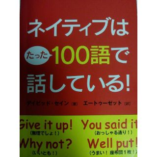 コウブンシャ(光文社)のネイティブはたった100語で話している!(ノンフィクション/教養)