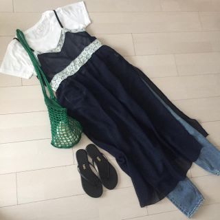 マウジー(moussy)のMOUSSY ロングキャミソール 店舗限定カラー(キャミソール)