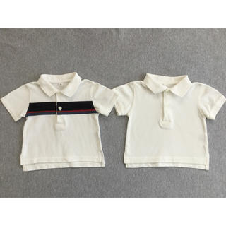 ムジルシリョウヒン(MUJI (無印良品))のMUJI キッズ ポロシャツ 2枚セット(シャツ/カットソー)