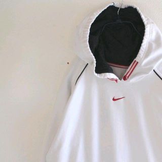 ナイキ(NIKE)のUS ナイキ DRY FIT スポーツ トレーニング パーカー 白(ウォーキング)