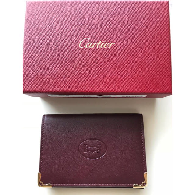 【新品】Cartier カルティエ レザー カードホルダー/名刺入れ