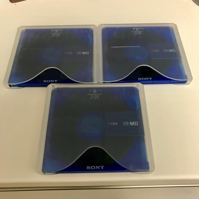 SONY - Sony Hi-MD ディスク(1GB) 3枚セットの通販 by カトラチート's ...
