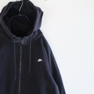 ナイキ(NIKE)のUS ナイキ 黒 ジップ パーカー WM(パーカー)