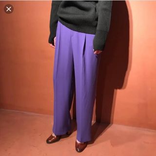 ユナイテッドアローズ(UNITED ARROWS)のroku タックパンツ パープル(その他)