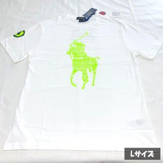 ポロラルフローレン(POLO RALPH LAUREN)の大人も着られる！ラルフローレン ビッグポニー 限定Tシャツ ドイツ語 Lサイズ(Tシャツ/カットソー)