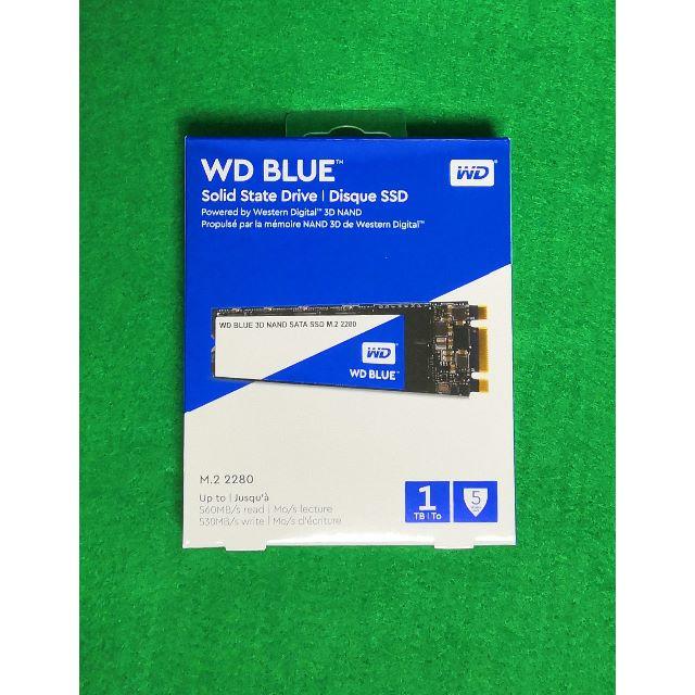 WD SSD M.2-2280/1TB/WD Blue（新品未開封、1TB）スマホ/家電/カメラ