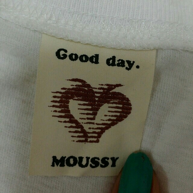 moussy(マウジー)のMOUSSY無地Tシャツ レディースのトップス(Tシャツ(半袖/袖なし))の商品写真
