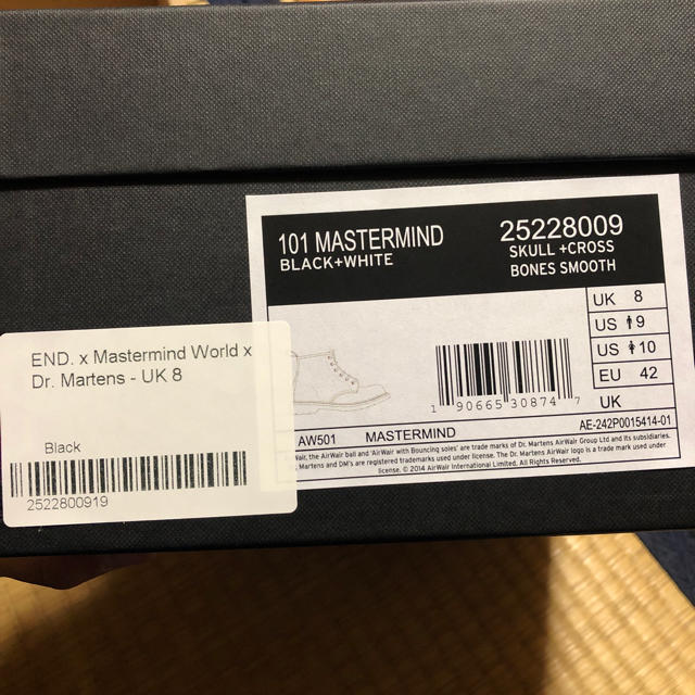 mastermind JAPAN(マスターマインドジャパン)のEND.×MASTRMIND×Dr.Martens 27cm メンズの靴/シューズ(ブーツ)の商品写真