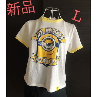 ミニオン★Tシャツ、イエロー&ホワイト(Tシャツ(半袖/袖なし))