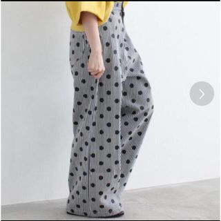 ドットアンドストライプスチャイルドウーマン(Dot&Stripes CHILDWOMAN)の★プリン様専用★ヒッコリードットペインターパンツ(カジュアルパンツ)