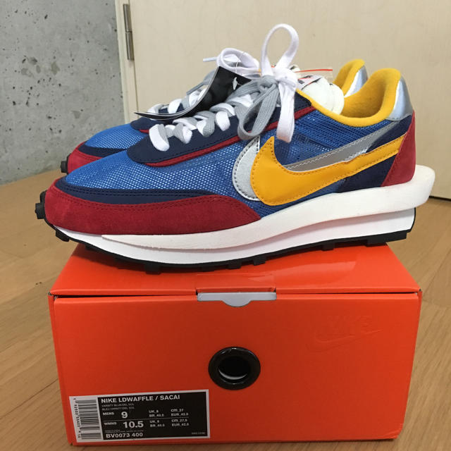 最安値 Nike Sacai LDワッフル ブルー