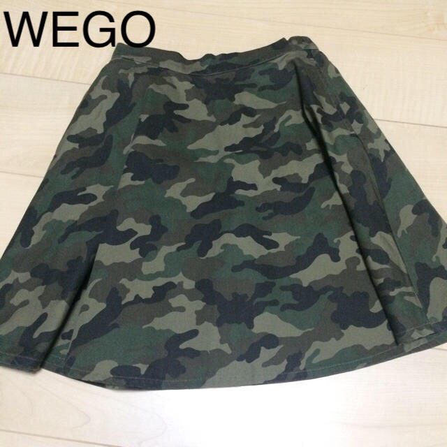 WEGO(ウィゴー)のWEGO☆迷彩柄スカート レディースのスカート(ひざ丈スカート)の商品写真