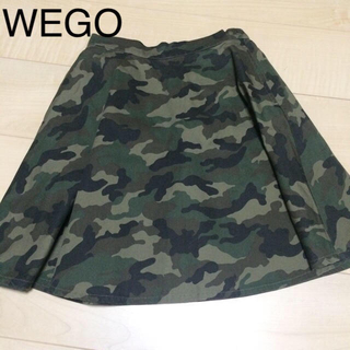 ウィゴー(WEGO)のWEGO☆迷彩柄スカート(ひざ丈スカート)