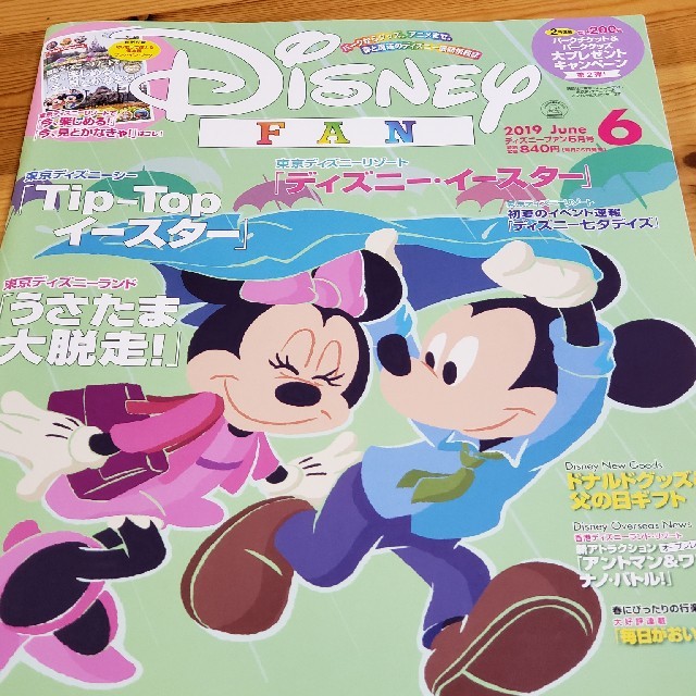 Disney(ディズニー)のDisneyfan エンタメ/ホビーの雑誌(趣味/スポーツ)の商品写真