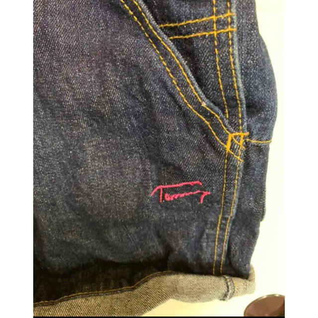 TOMMY(トミー)のペイントロゴサロペット レディースのパンツ(サロペット/オーバーオール)の商品写真