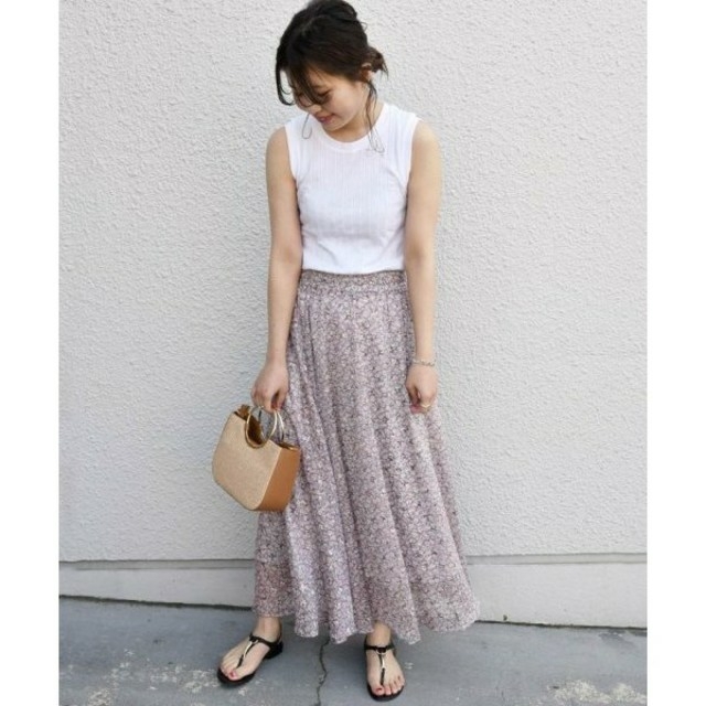 Khaju(カージュ)の🍀新品🍀💠khaju💠フラワープリントロングスカート レディースのスカート(ロングスカート)の商品写真