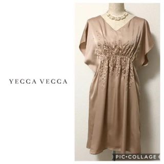 イェッカヴェッカ(YECCA VECCA)のイェッカヴェッカ スパン刺繍 春色 ワンピース ドレス 結婚式 パーティー(ひざ丈ワンピース)