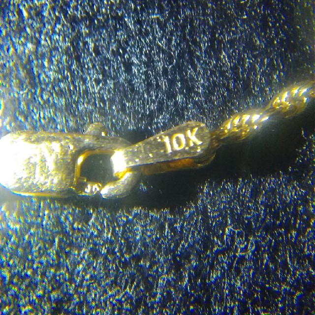 AVALANCHE(アヴァランチ)の10K イエローゴールド ロープチェーン 50センチ 美品 送料無料 メンズのアクセサリー(ネックレス)の商品写真