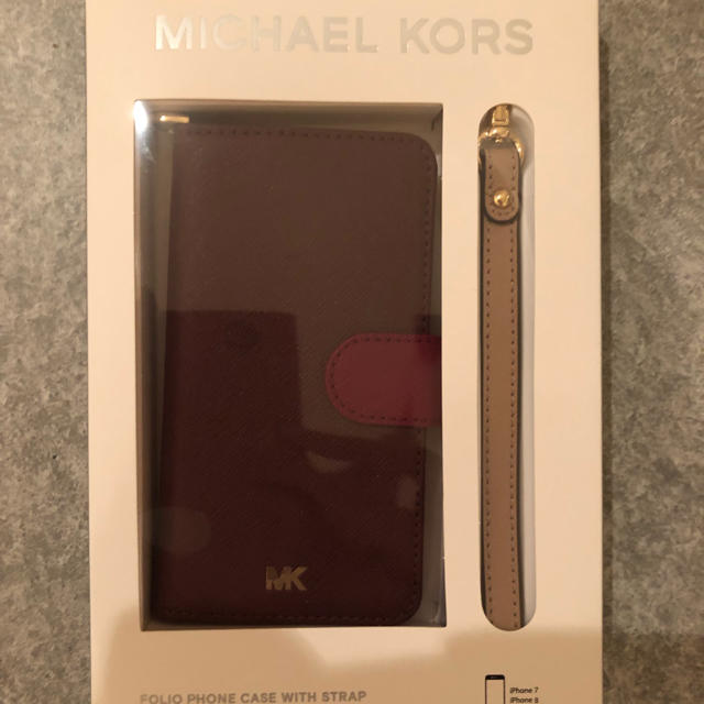 Michael Kors(マイケルコース)のマイケルコースiPhoneケース手帳型/iPhone7/8 スマホ/家電/カメラのスマホアクセサリー(iPhoneケース)の商品写真