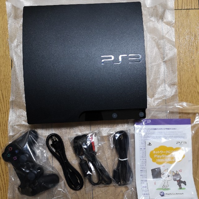 PlayStation3(プレイステーション3)の【交渉可】美品 PS3 CECH-3000A 160GB ブラック 箱付き エンタメ/ホビーのゲームソフト/ゲーム機本体(家庭用ゲーム機本体)の商品写真