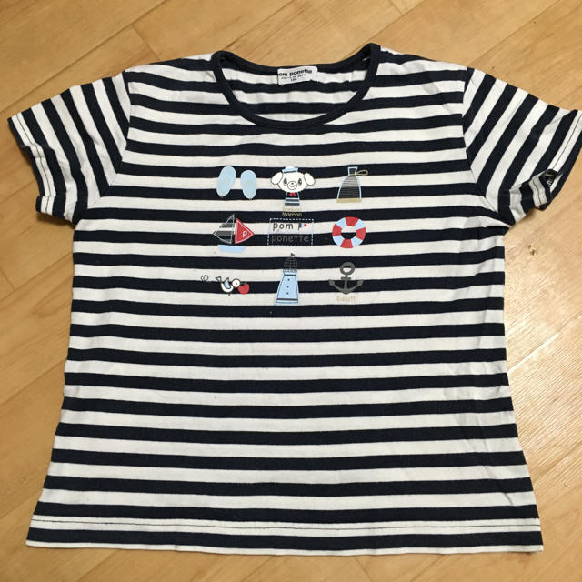 pom ponette(ポンポネット)のkids  130 Tシャツ キッズ/ベビー/マタニティのキッズ服女の子用(90cm~)(Tシャツ/カットソー)の商品写真