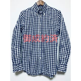 インディヴィジュアライズドシャツ(INDIVIDUALIZED SHIRTS)のINDIVIDUALIZED SHIRTS◆ネイビー◆15/32◆アメリカ製(シャツ)