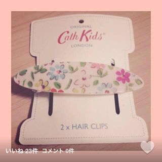 キャスキッドソン(Cath Kidston)の花柄のヘアクリップ ◎値下げ◎(バレッタ/ヘアクリップ)