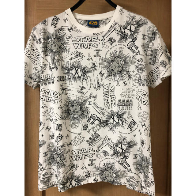 Disney(ディズニー)の値下げ 美品 スターウォーズ 漫画風デザインTシャツ メンズのトップス(Tシャツ/カットソー(半袖/袖なし))の商品写真