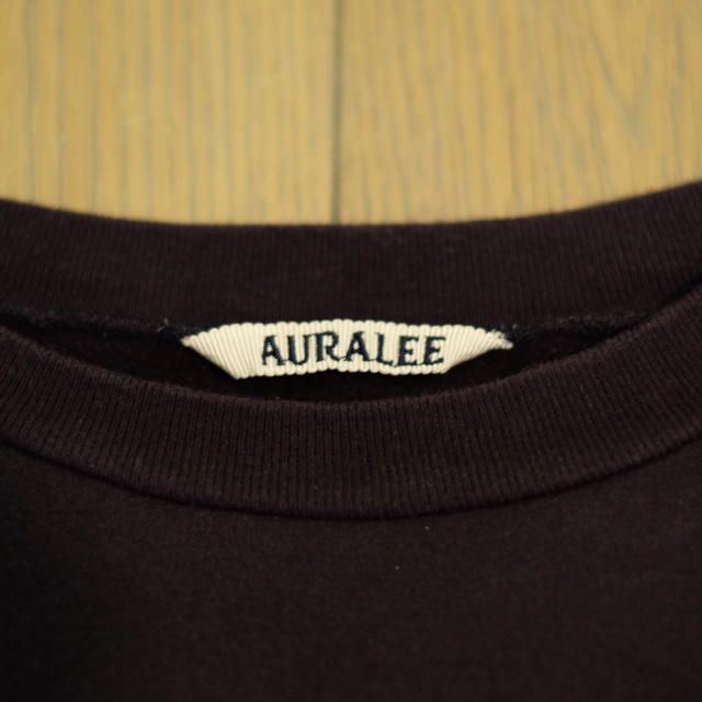 AURALEE オーラリー ロンT Tシャツ 長袖 4 黒 ブラック