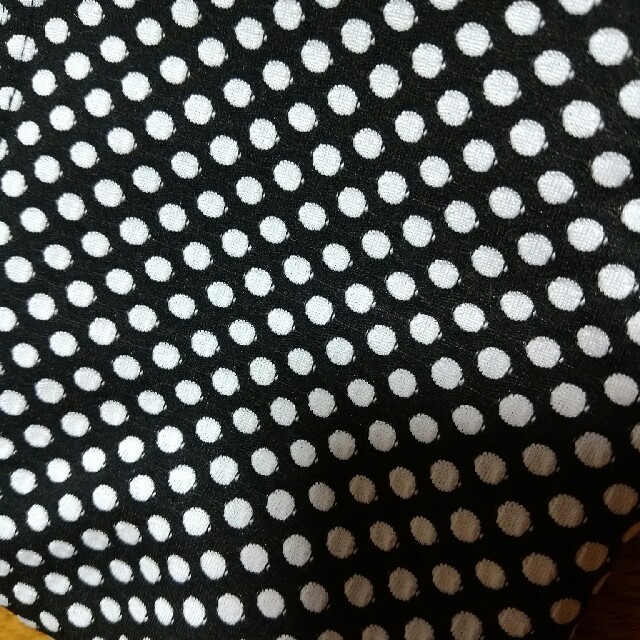 ANAP(アナップ)のタイトスカート ロング 膝下スカート ドット柄 黒白 美品 ウエストゴム レディースのスカート(ロングスカート)の商品写真