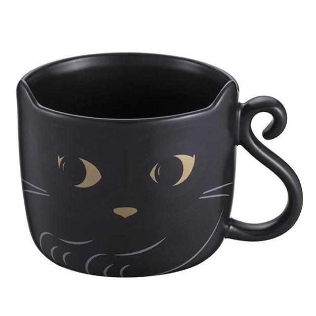 スターバックス ： 黒猫 マグカップ  スタバ 台湾限定