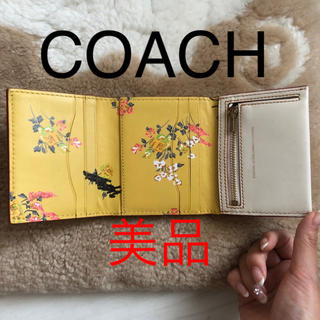 コーチ(COACH)の最終値下げ！美品！コーチCOACH★ミニ財布★グラブタンレザーウォレット(財布)