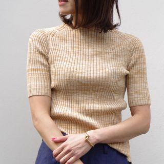 ロンハーマン(Ron Herman)のAURALEE 18SS リブニット ギザコットン(ニット/セーター)